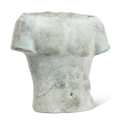 Pot de fleurs statue en ciment