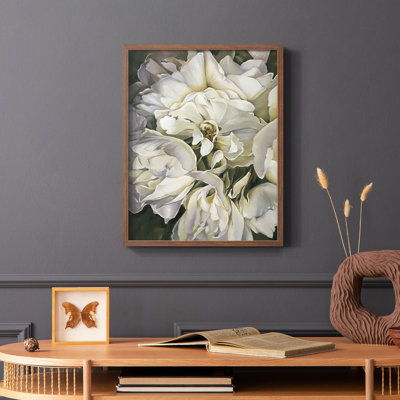 FOR FOR ROSES, reproduction encadrée - bois massif