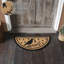 Tapis demi-cercle Harsha 16,5 x 33