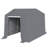 Enclosed Storage Shed 7ft x 12ft Steel Frame with 6 Legs