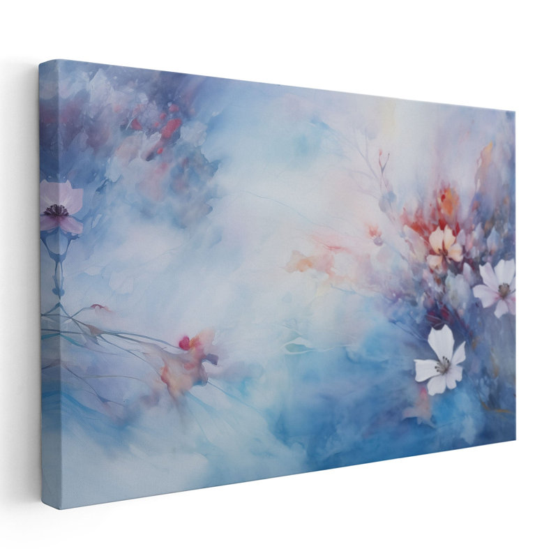 «Abstracted Misty Blooms», reproduction sur toile, Matte Paper, H 20 po x l 30 po x P 0,02 po
