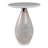 Glass and Marble Accent End Table with Sculptural Base, Side Table-729725654