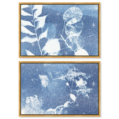 Faded Poetry Set Graphic Art Canvas