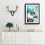 Cute Koala Bear in Abstract - Picture Frame Graphic Art Print-55679686-55679681