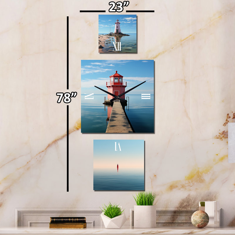 Jeilene Metal Wall Clock