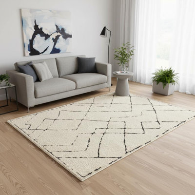 Tapis crème 5 pi x 8 pi