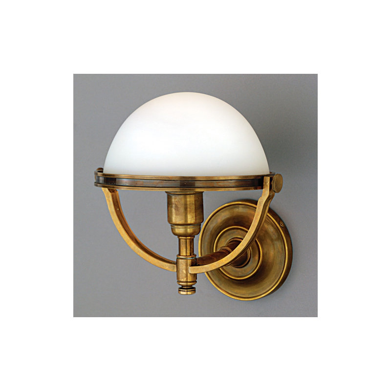 Stratford 1 - Light Armed Sconce, Aged Brass