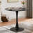 Mid-Century Round Walnut Dining Table With MDF Top And Pedestal Base, Perfect For Small Spaces And Modern Interiors-540107817-555651242-558319753