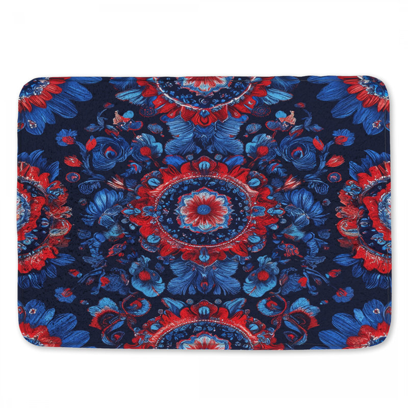 Tapis de bain Mandala, 24in W x 17in L