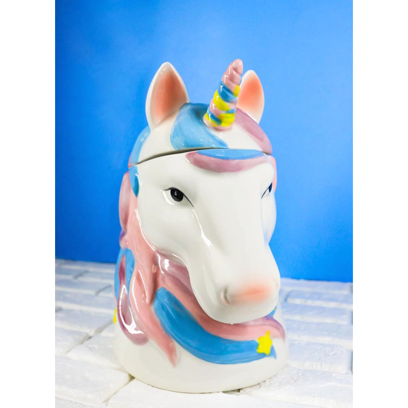 Figurine sac à biscuits en céramique