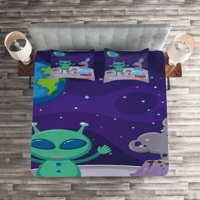 Coverlet, King Bedspread + 2 Shams