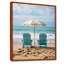 «Beach Chairs Scenery III - Coastal Beach», art mural sur toile-412474184-460985231