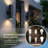 Set Of 4 12-inch Outdoor Wall Lights, Aluminum Outdoor Wall Lights, Suitable For Porches, Patios, And Entryways