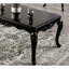 Table basse de style traditionnel avec pieds incurvés en forme de sculpté et structure en bois massif au fini espresso / noir-1351843550-1351843549
