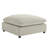 Cassandra Beige Fabric 40 In. Square Ottoman-1365996257