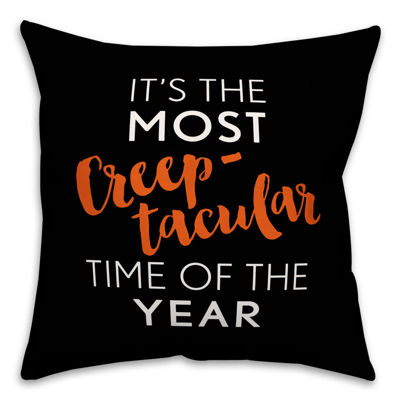 Coussin creeptacular time of the year, Extérieur