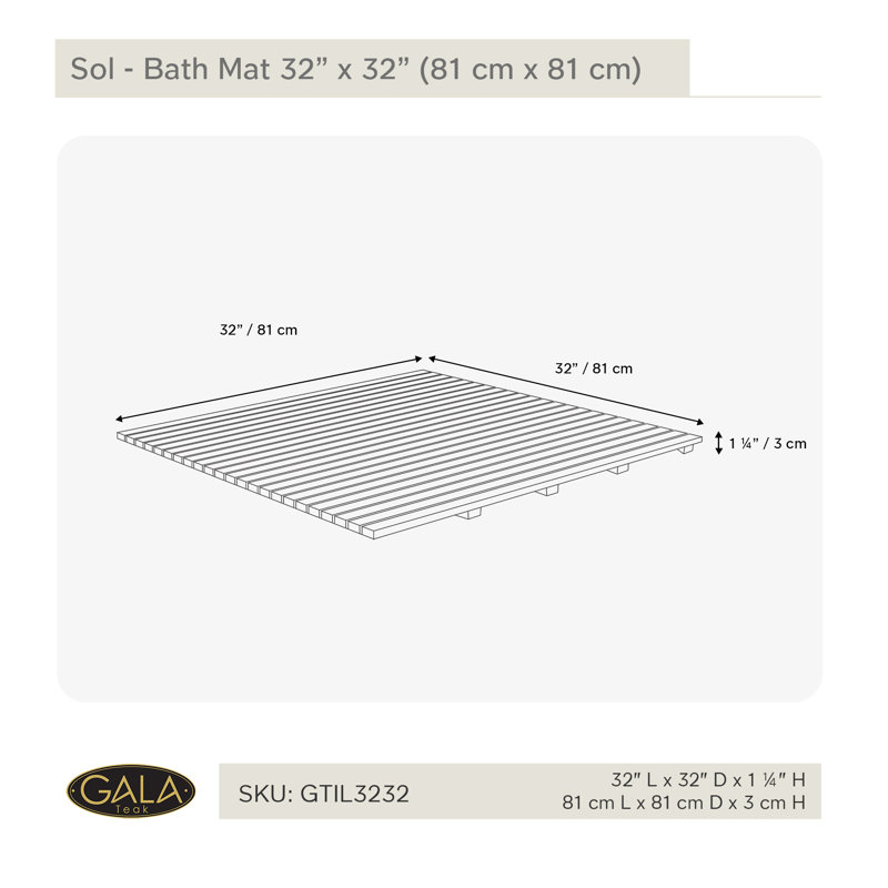 Tapis de bain Otta Sol