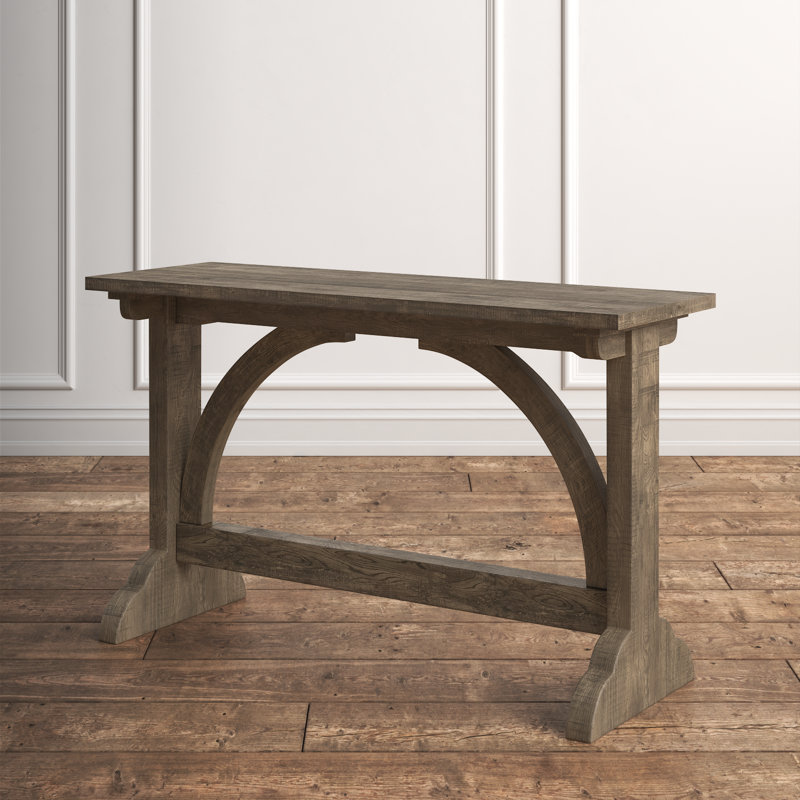 Chaumont 47.24'' Console Table, Reclaimed Oak