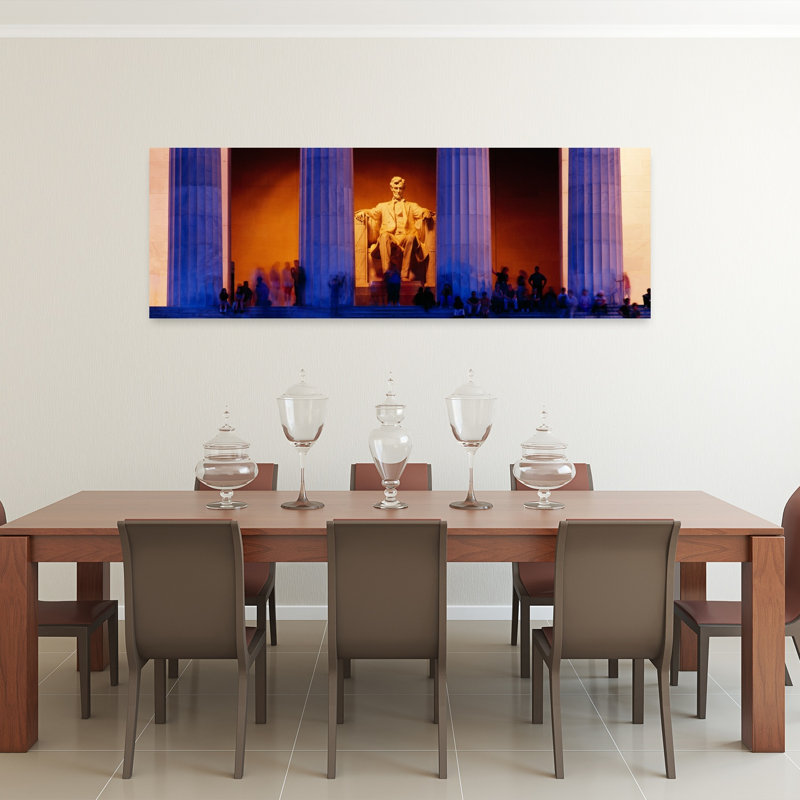 Art mural contemporain, Lincoln, Lincoln DC, Washington, H 20 po x l 60 po