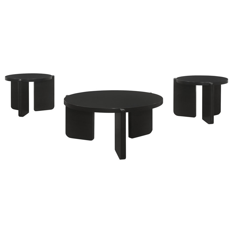 Lansing Black 3-piece Coffee Table Set