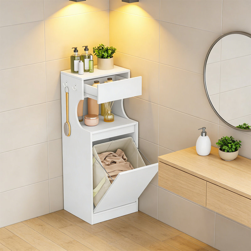 Manufactured Wood Laundry Room Organiser