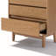 48.5'' H 5-Drawer Dresser, Modern Storage Dresser Chest for Bedroom Living Room