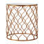 Lizeth Glass Top Pedestal Nesting Tables
