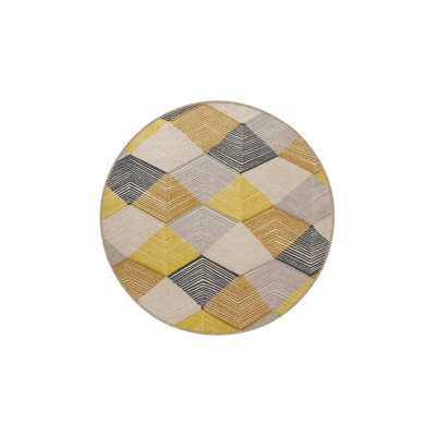 Black Tiger Animal Themed Woven Base Washable Rug