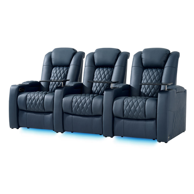 Fauteuil de cinéma inclinable Power Zero Gravity, Bleu