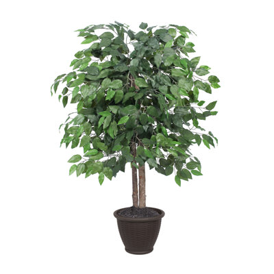 Ficus artificiel 4 ', contenant en plastique