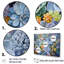 «Blue Succulent Dessert Charm» sur toile-687674099-687674092