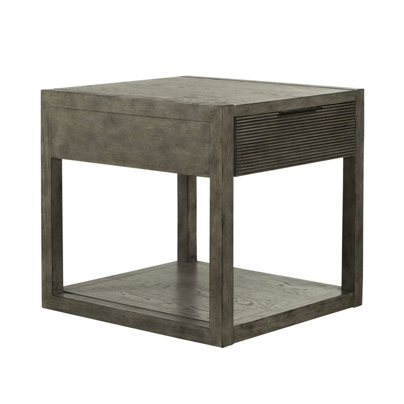 Table de bout avec rangement Keena