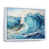 White Floater Framed