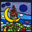 «Sogno Lunare» par Wallas, impression sur toile tendue-388909648-301187881-301187888