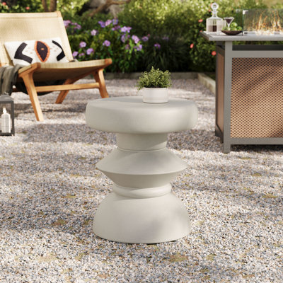 Terza Round 15.75'' Outdoor Side Table