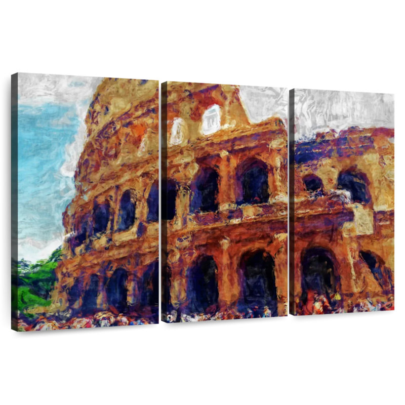 Rorry Rome Colosseum, 42" H x 65" W