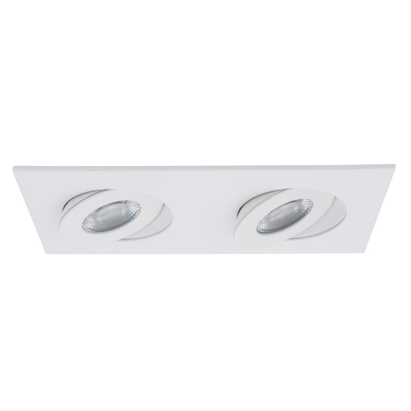 White Aluminum 3.5'' LED Recessed Lighting Kit