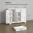 Bayview 33” Stand Kitchen Pantry with 3 Doors, 1 Drawer, Multiple Finish Options-1439400652
