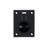 Deltana FRP25U19 Flush Ring Pull, 2-1/2" x 1-7/8" in Paint Black-14748001