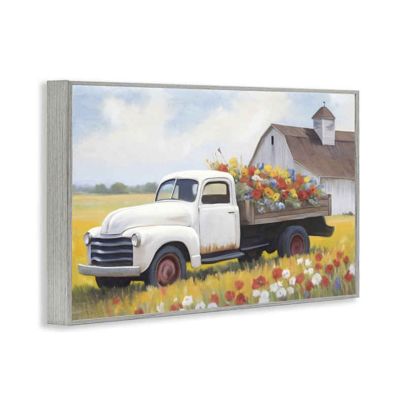 Art floral de giclée par Kim Allen, Estampe numérique Farmhouse, H 20 po x l 30 po