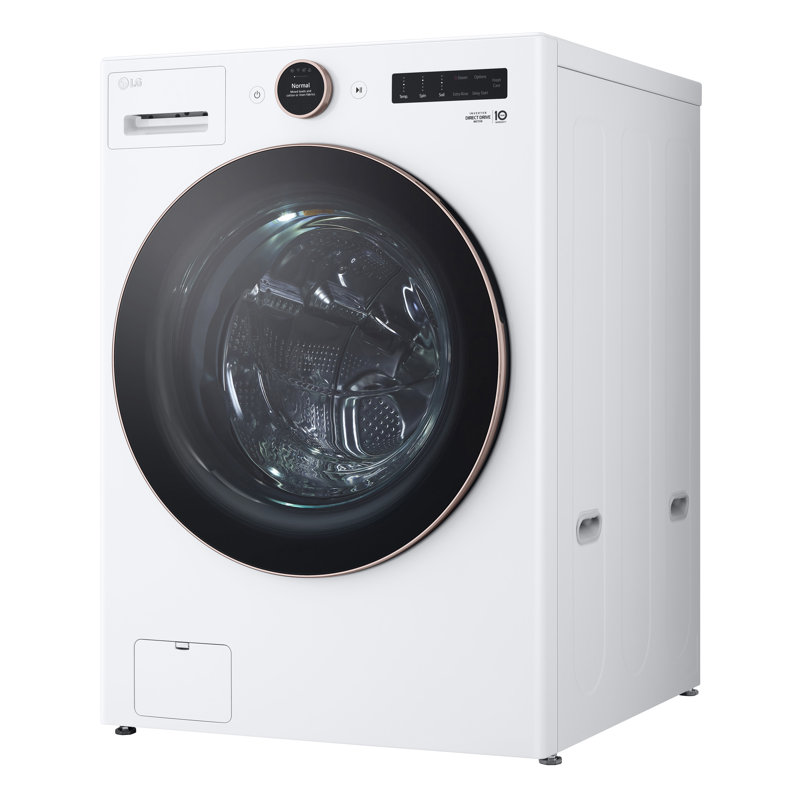 LG Mega Capacity Smart Front Load Energy Star Washer with TurboWash® 360® and AI DD® Built-In Intelligence, 5.0 cu. ft.