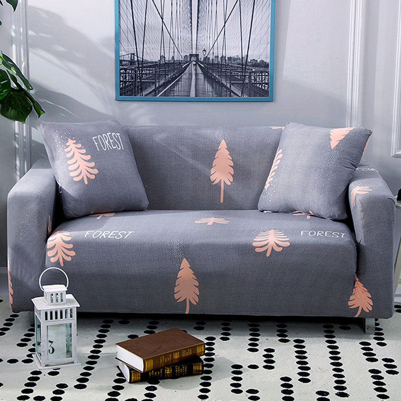 Polyester Blend Box Cushion Loveseat Slipcover