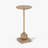 Laura Round Top Marble Drink Table Luxury Style Pedestal Base Space Saving End Table for Living Room Areas-1271332954