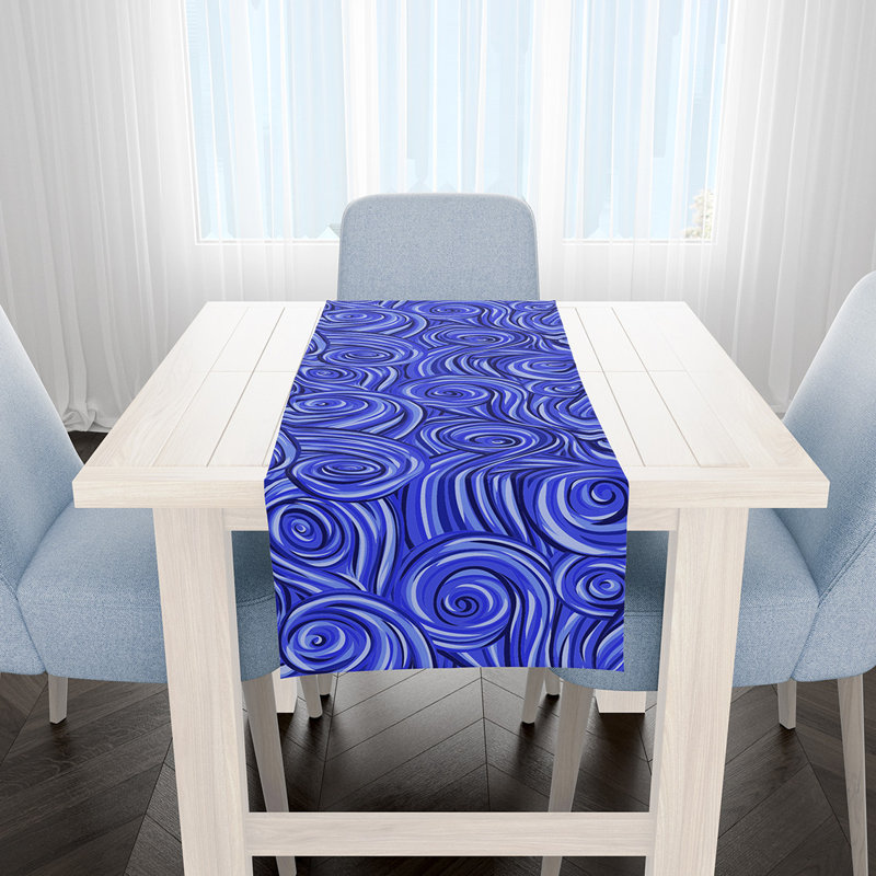 Chemin de table Sparkman, Bleu