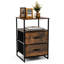 Freeville 45cm W Bedside Table
