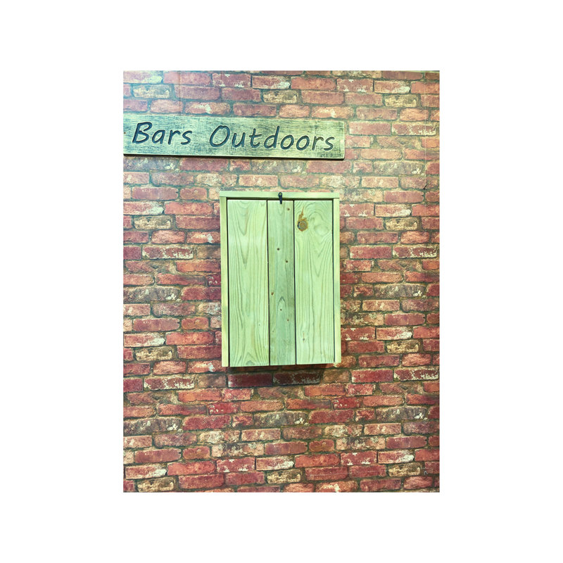 Kingery 66cm Solid Wood Mini Bar