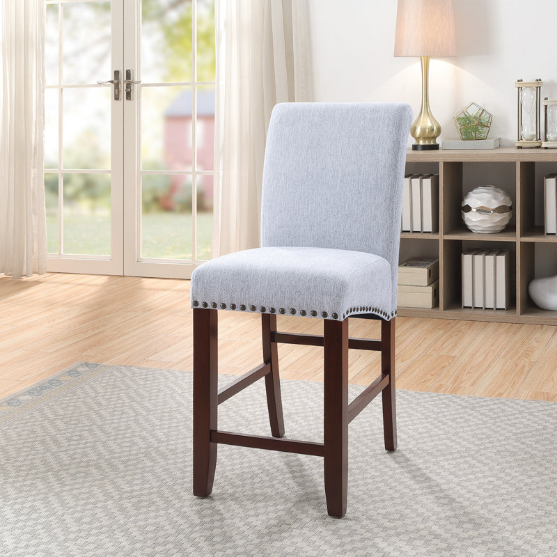 Tabouret de comptoir 25,5 po Rheta, Fumée
