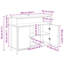  Sideboard Black Oak 100 X 35 X 80 Cm Engineered Wood-1880757200