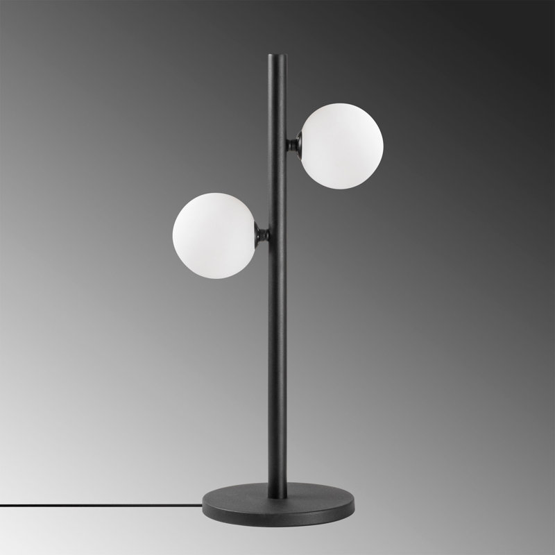 Lampe de table 20,47 po Torry, Noir