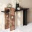 Modern-style solid wood console table-1733506934
